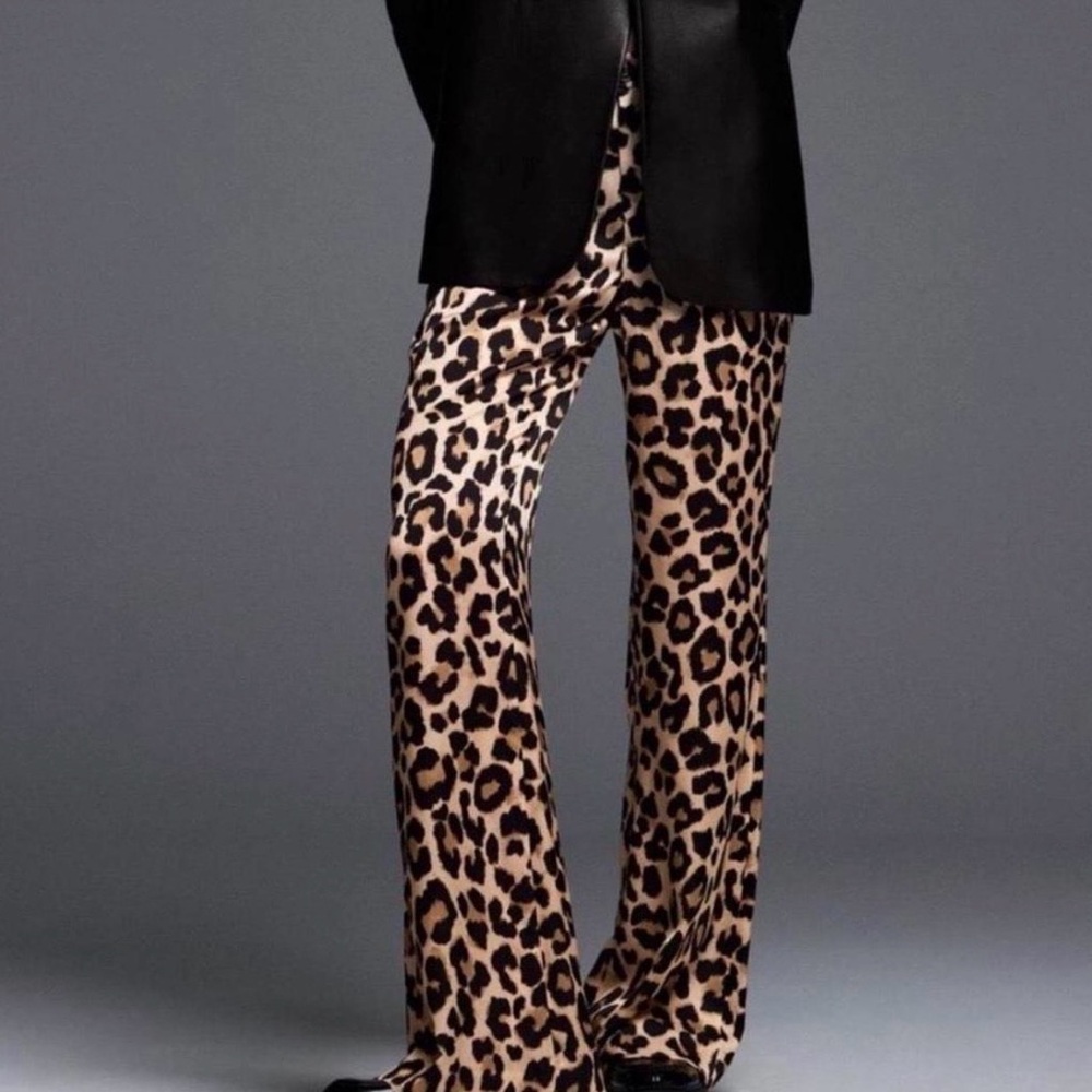 Zara Animal Print Trousers